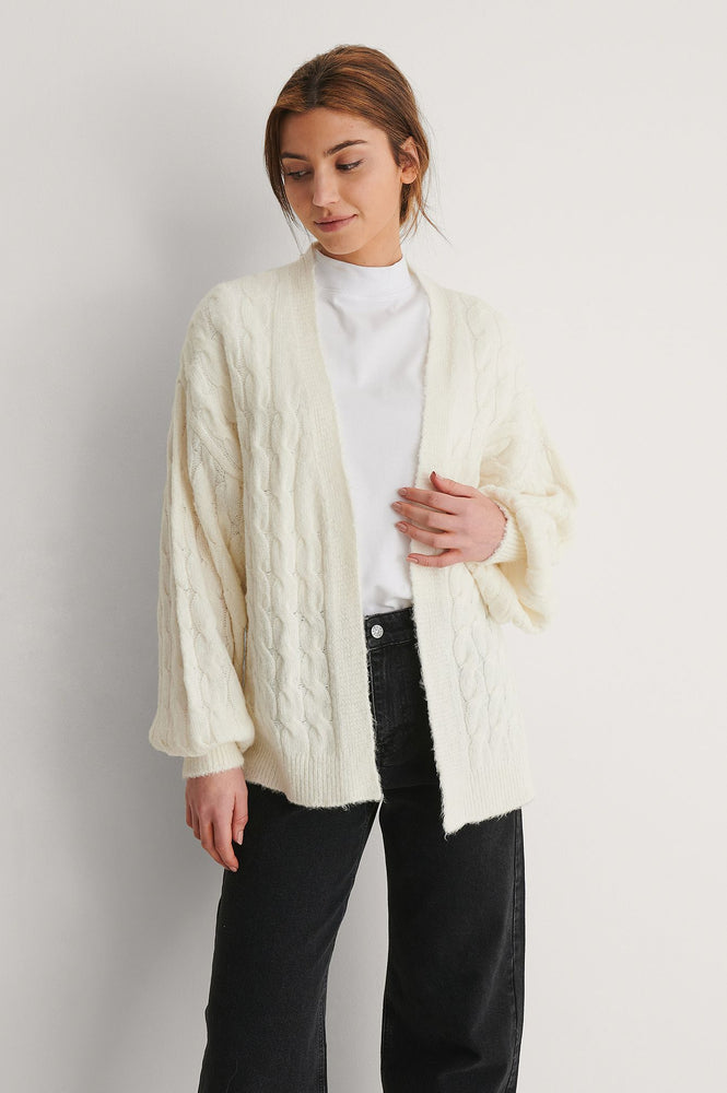 
                
                    Load image into Gallery viewer, Cable Knit Cardigan
                
            
