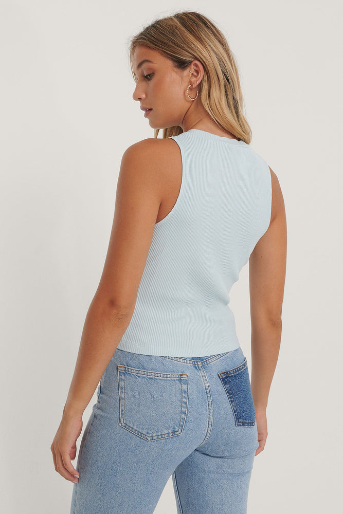 The Ribbed Jersey Tank Top